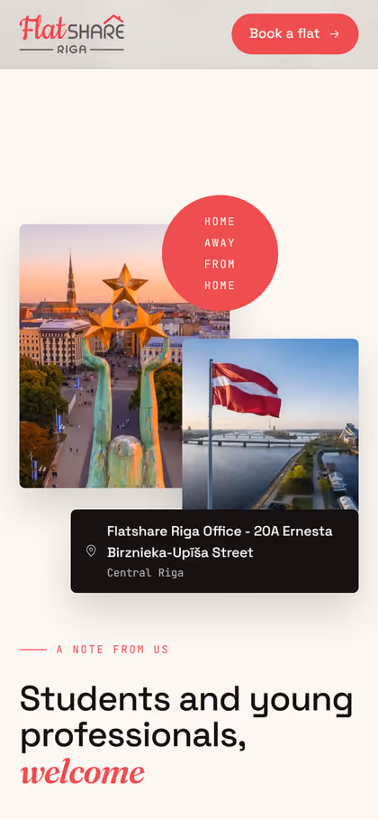 Sadaļa par uzņēmumu telefonā