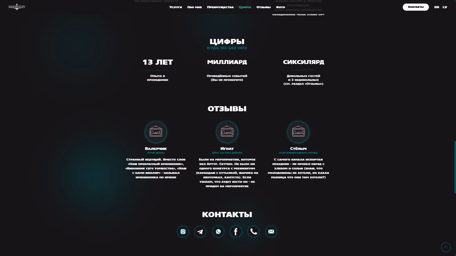 Skaitļi un viesu atsauksmes uz datora
